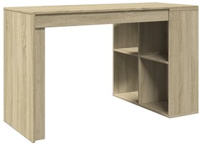 Secretária 123,5x73,5x75cm derivados de madeira carvalho sonoma