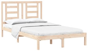 Cama sem colchão 120x200 cm madeira de pinho maciça
