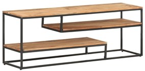 vidaXL Móvel de TV 130x30x45 cm madeira de acácia maciça