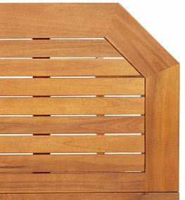 Mesa de bistrô 90x50x75 cm madeira de acácia maciça