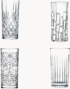 Copos altos em cristal Mixology, conjunto de 4