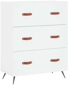 Armário alto 69,5x34x180 cm derivados de madeira branco