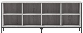 Sapateira 131x35x50 cm derivados de madeira cinzento sonoma