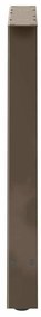 Pés de mesa de jantar em formato A, 2 peças, 70x(72-73) cm, aço