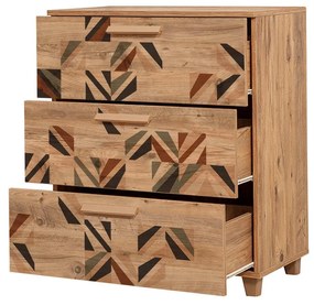 Cômoda Leva Gravis – Pinho Atlântico – 80x95x43 cm