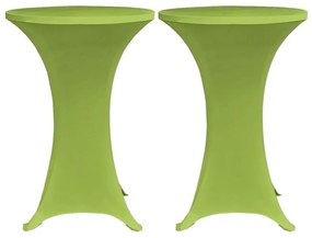 Capa extensível para mesa 4 pcs 60 cm verde