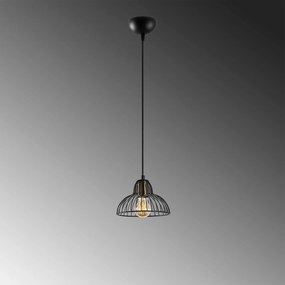 Chandelier Dopo – Preto Antique – 20 x 20 x 114 cm