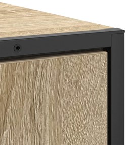 Conjunto de Móveis de Casa de Banho vidaXL 3 Peças Carvalho Sonoma Mad