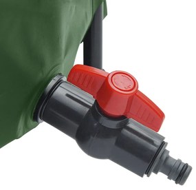 Depósito de água dobrável com torneira 380 L PVC