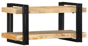 vidaXL Prateleira 70x33x35 cm manga de madeira áspera maciça