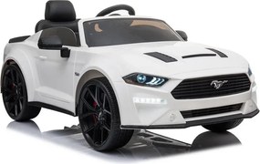 Carro elétrico para crianças Ford Mustang 24V Pneus EVA Branco