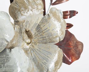 PAINEL DE FERRO DE PAREDE 3D BOUQUET CM 83X8,5X55 MULTICOLOR