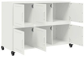 Aparador 100,5x39x72 cm aço branco