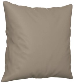 2 pcs conjunto sofás c/ almofadas microfibra cinza-acastanhado