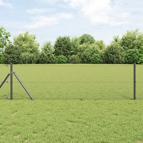 Cerca Hexagonal vidaXL Cinza 0,6x10 m Aço