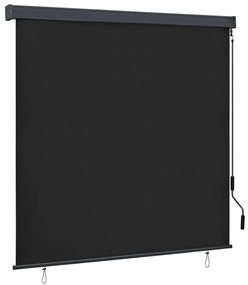 vidaXL Estore de rolo para exterior 160x250 cm antracite