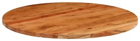 Tampo de mesa redondo Ø80x2,5 cm madeira de acácia maciça