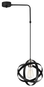 Chandelier Gezegen – Preto Níquel – 40 x 25 cm