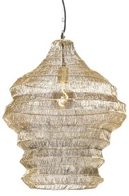 Candeeiro de suspensão oriental dourado 45 cm x 60 cm - Vadi Oriental