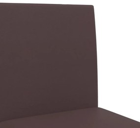 Cadeiras de bar 2 pcs seringueira maciça e couro artificial