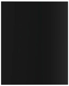 Prateleiras para estante 8 pcs derivados de madeira preto