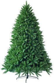 Árvore de Natal artificial sem iluminação de 2,25 metros com pontas de galhos de 1968