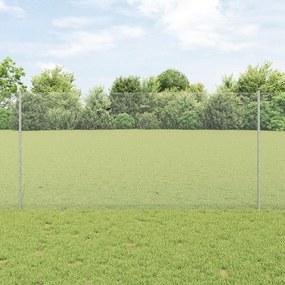 Postes de Cerca vidaXL 22 pcs U-Channel 120 cm Aço Galvanizado, Cerca