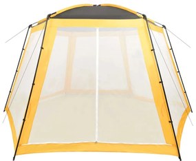 Tenda para piscina 500x433x250 cm tecido amarelo