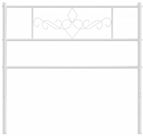 Cabeceira de cama 107 cm metal branco