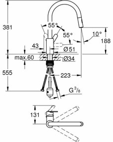 Torneira Monocomando Grohe 31484001