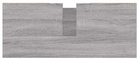 Armário de casa de banho 80x33x60 cm deriv.madeira cinza sonoma