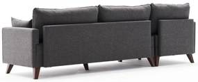 Sofá de Canto Bella – Antracite – 275x85x81 cm