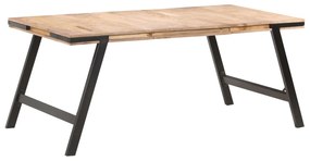 vidaXL Mesa de jantar 180x90x76 cm madeira de mangueira maciça