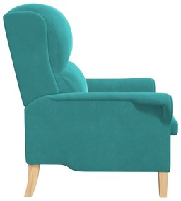 Poltrona Turquesa Turquesa Standard Tecido
