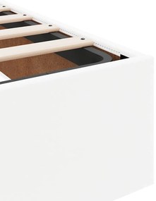 Estrutura de cama otomana sem colchão 160x200 cm branca