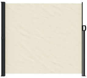 Toldo lateral retrátil 180x500 cm cor creme