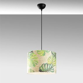 Candeeiro de Teto Abajur – Multicolor – Diâmetro 40 cm, Altura 124 cm