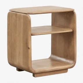 Mesa Lateral Retangular 40x30 Cm Em Madeira Tinsley Madeira De Manga - Sklum