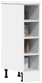vidaXL Armário inferior “Riga” branco 20x44,5x81,5cm
