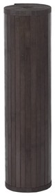 Tapete retangular 80x400 cm bambu castanho-escuro