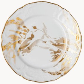 Prato de sobremesa em porcelana Heritage Midas