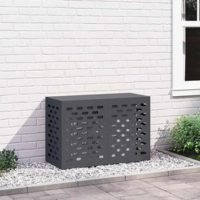 vidaXL Capa de Ar Condicionado Antracite 90 x 40 x 60 cm Aço