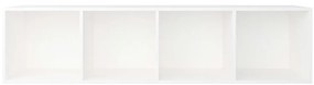 Estante/móvel de TV 36x30x143 cm derivados de madeira branco