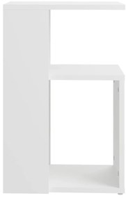 Mesa de apoio 36x30x56 cm contraplacado branco