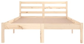 Estrutura de cama 120x200 cm pinho maciço