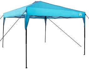 Tenda de Toldo Azul 300 x 300 x 227 / 236 / 245 cm Tecido Oxford