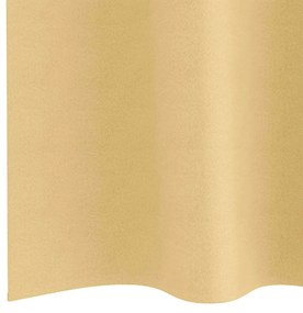 Cortinas com cortinas 2 pcs Bege 245 x 140 cm Poliéster