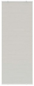 vidaXL Cinzento Luz Plissada Cega 75x200 cm Largura Tecido 74,4 cm