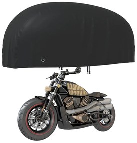 Capa para motociclo 245x105x125 cm oxford preto