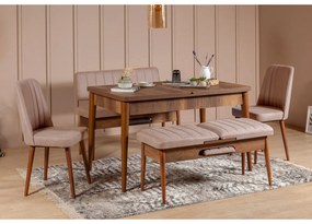 Cadeira Vina – Nogueira – 47x89x46 cm
